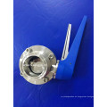 Sanitär Edelstahl Tri Clover Kompatible Butterfly Valve - Pull Trigger